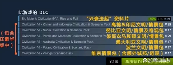 文明6新手玩家指南：推荐首先尝试的DLC及玩法攻略