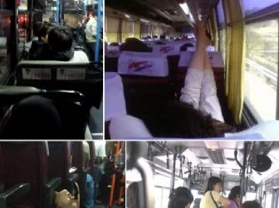 公交车强行要了丝袜美女，乘客目击惊人一幕引发热议，网友纷纷讨论公共交通安全问题与社会道德底线