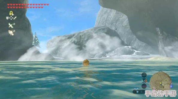 塞尔达传说：智慧再现之探索卓拉水洞，绝美水面场景游玩推荐