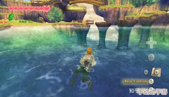 塞尔达传说：智慧再现之探索卓拉水洞，绝美水面场景游玩推荐