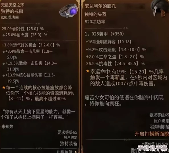 深入解析暗黑4：埃贝瓦卡之睦装备属性与战斗效能介绍