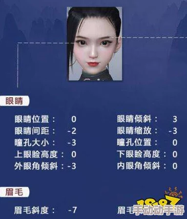 斗破苍穹手游小医仙角色定制攻略：捏法一览与详细捏脸数据解析