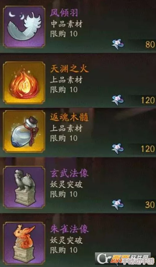 神都夜行录：风伯角色突破升星材料详解及技能特性解析