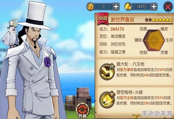 航海王燃烧意志：鲁滋强度解析及天梯实战好用吗深度探讨