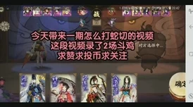 阴阳师为崽而战高效攻略:蛇切打法深度解析及最强阵容推荐指南 阴阳师为崽而战高效攻略:蛇切打法深度解析及最强阵容推荐指南