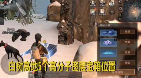 明日之后游戏攻略：白树高地高分子涂层宝箱全位置详细汇总