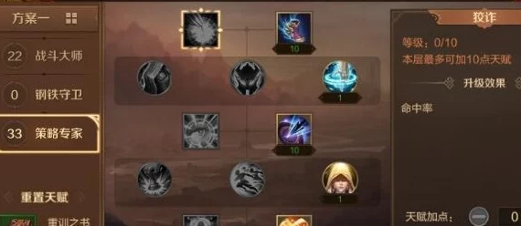 万王之王3D执政官加点全面解析：PVE与PVP天赋分配攻略