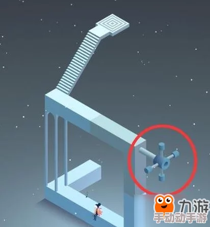 《纪念碑谷2》新手必看：第一关滑动按钮图文详解通关攻略