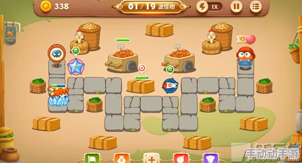 保卫萝卜3攻略：2024最新冰冻控场炮塔高效摆放技巧揭秘
